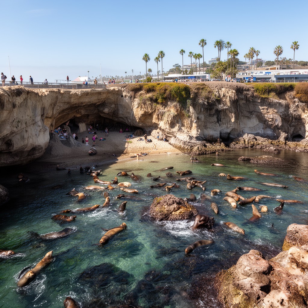 AI-generated illustration of La Jolla Cove