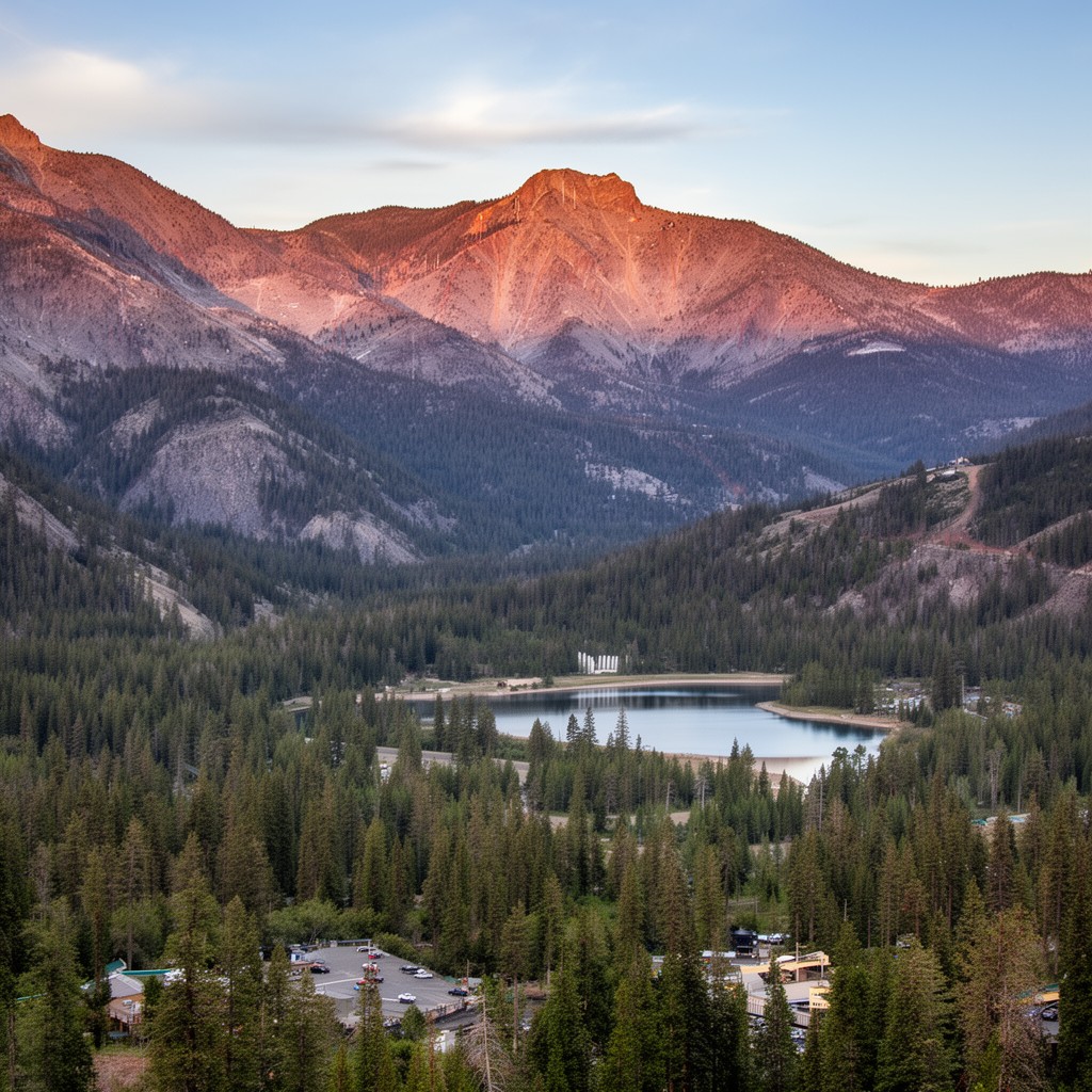 AI-generated illustration of Big Bear Valley