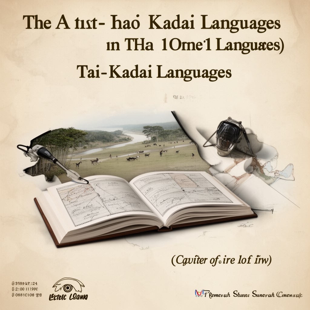 AI-generated illustration of Tai–Kadai languages