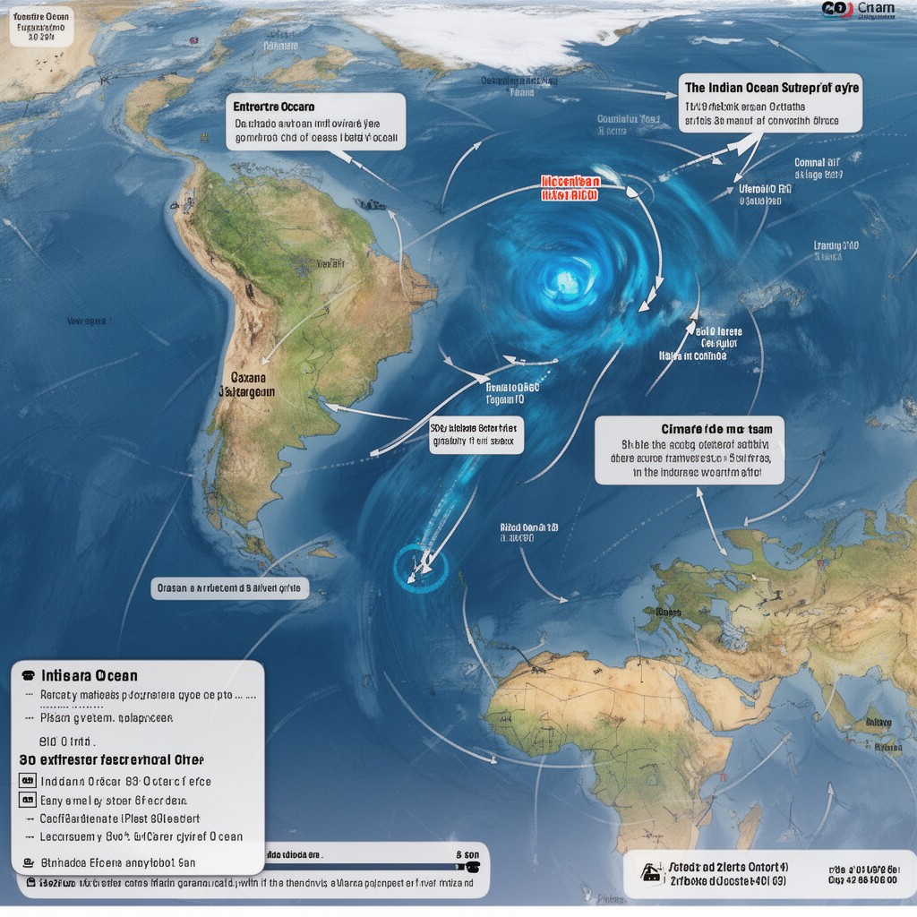 AI-generated illustration of Indian Ocean subtropical gyre