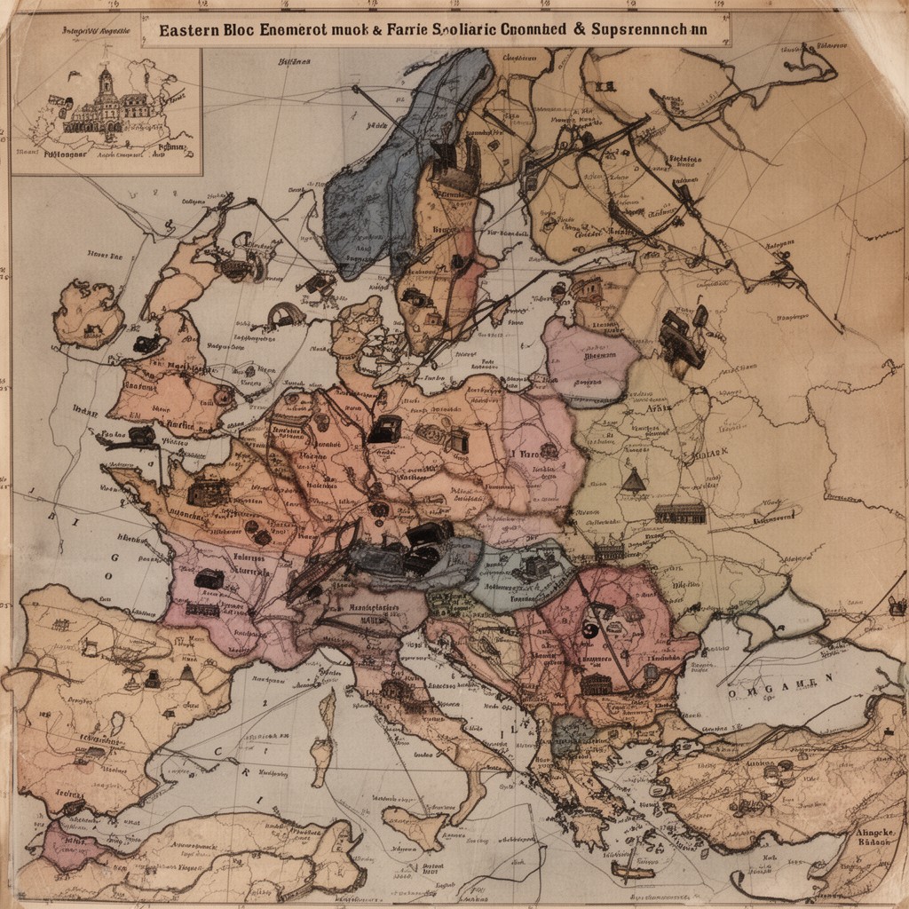 AI-generated illustration of Eastern Bloc