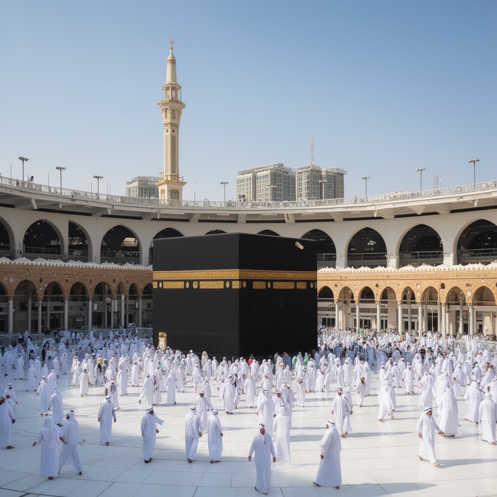 AI-generated illustration of Masjid al-Haram