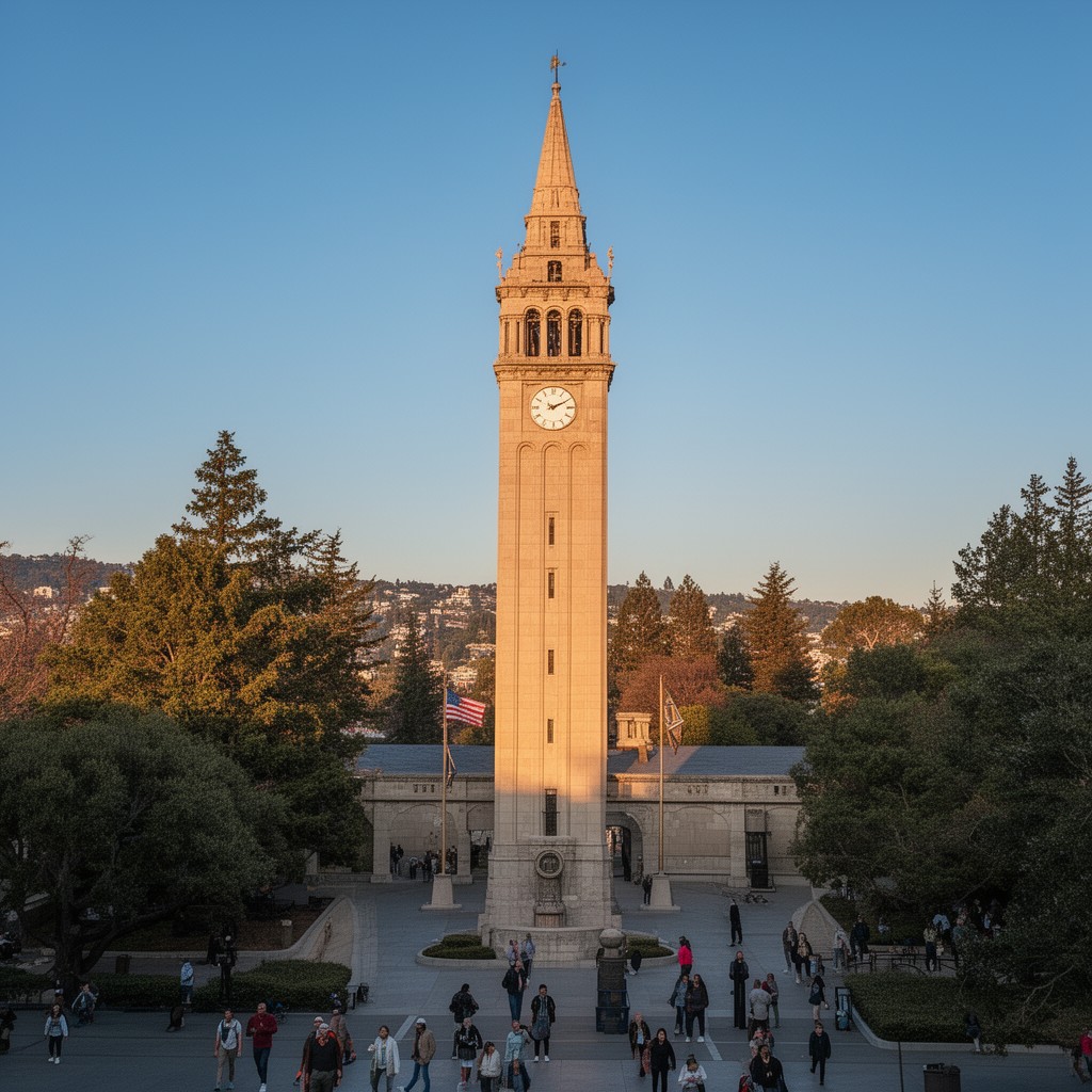 AI-generated illustration of Campanile