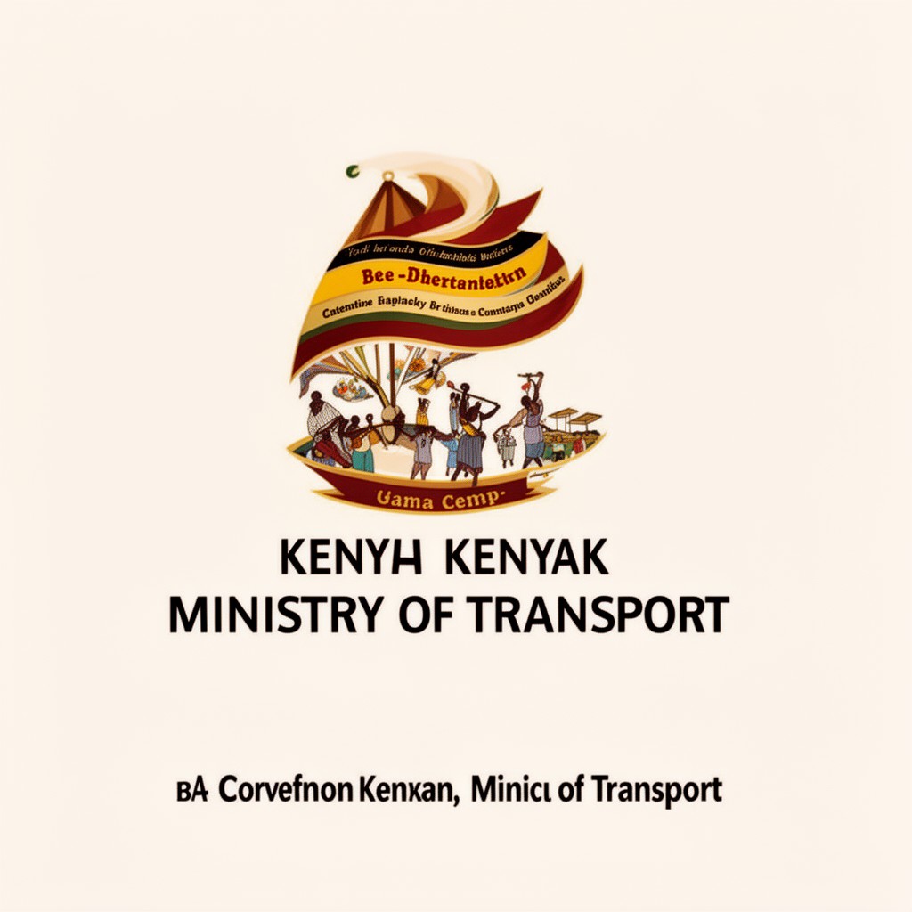 AI-generated illustration of Kenyan Ministry of Transport