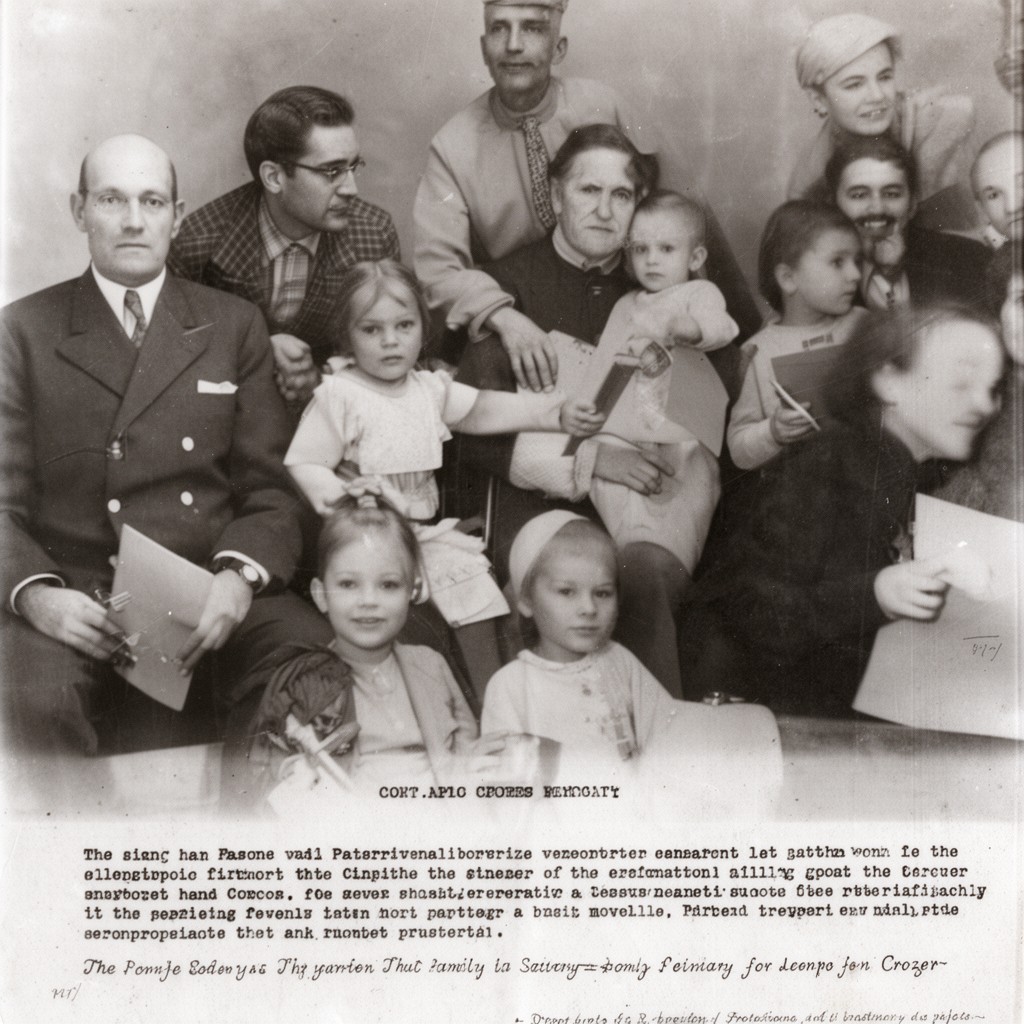AI-generated illustration of Crozer family