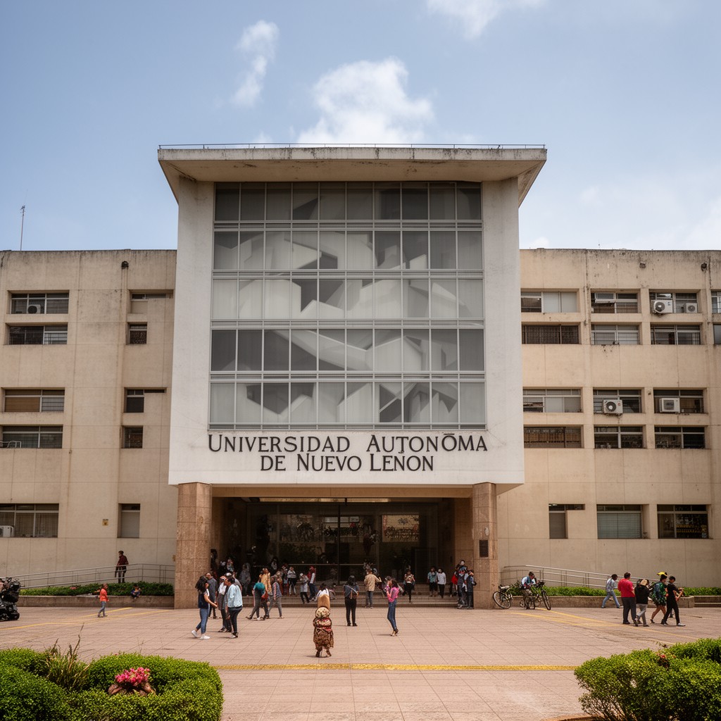 AI-generated illustration of Universidad Autónoma de Nuevo León