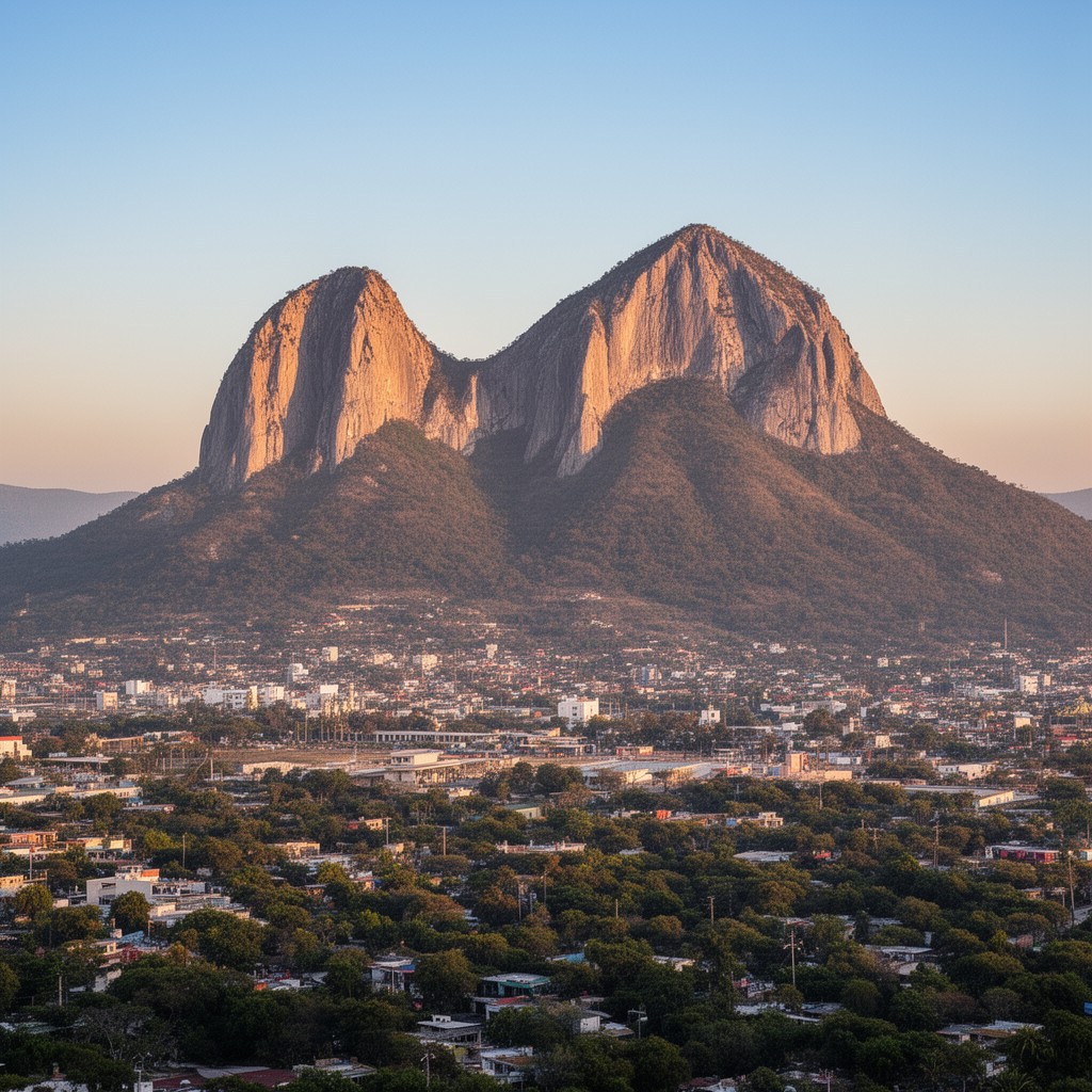 AI-generated illustration of Cerro de la Silla