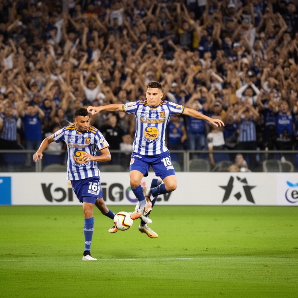 AI-generated illustration of Tigres UANL