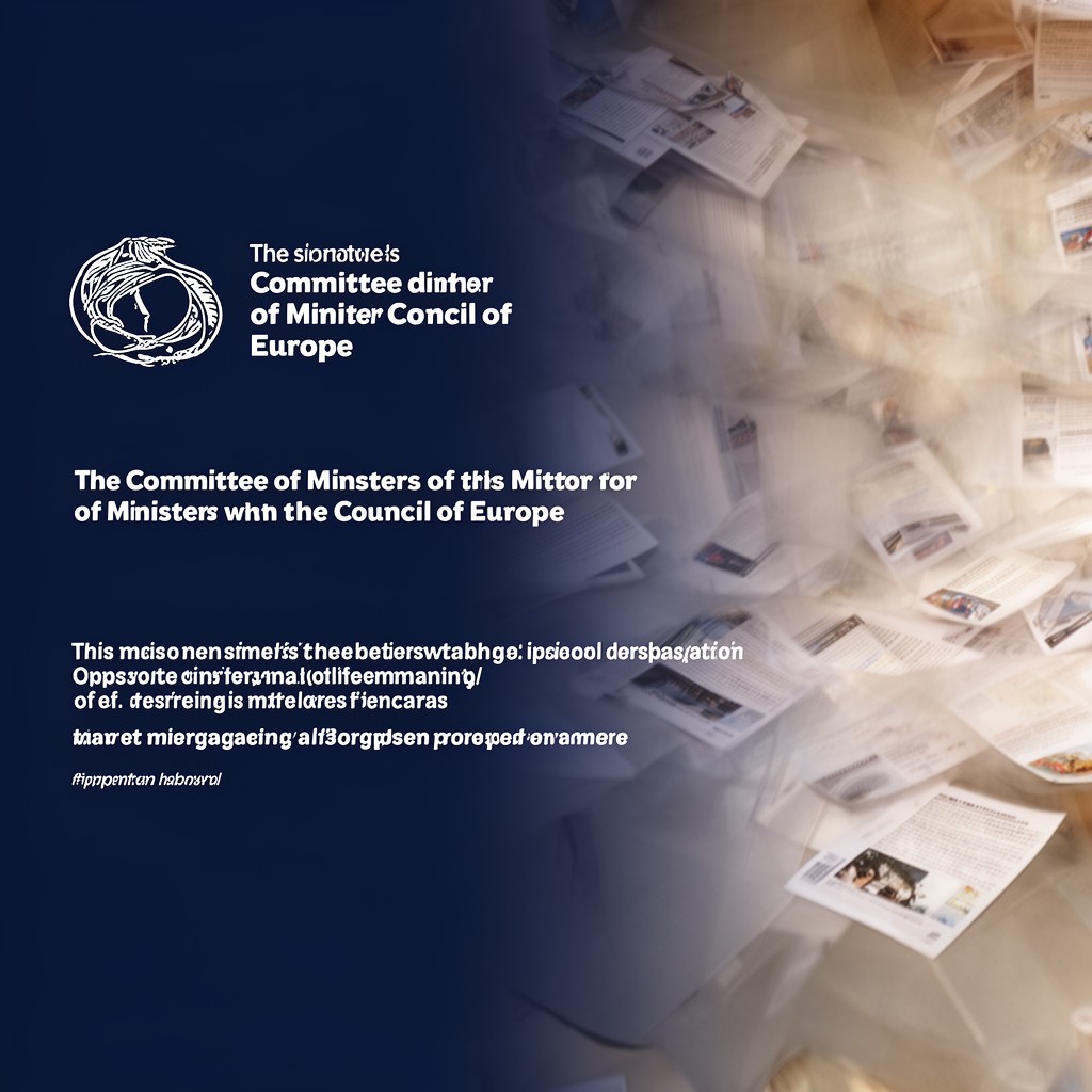 AI-generated illustration of Committee of Ministers of the Council of Europe