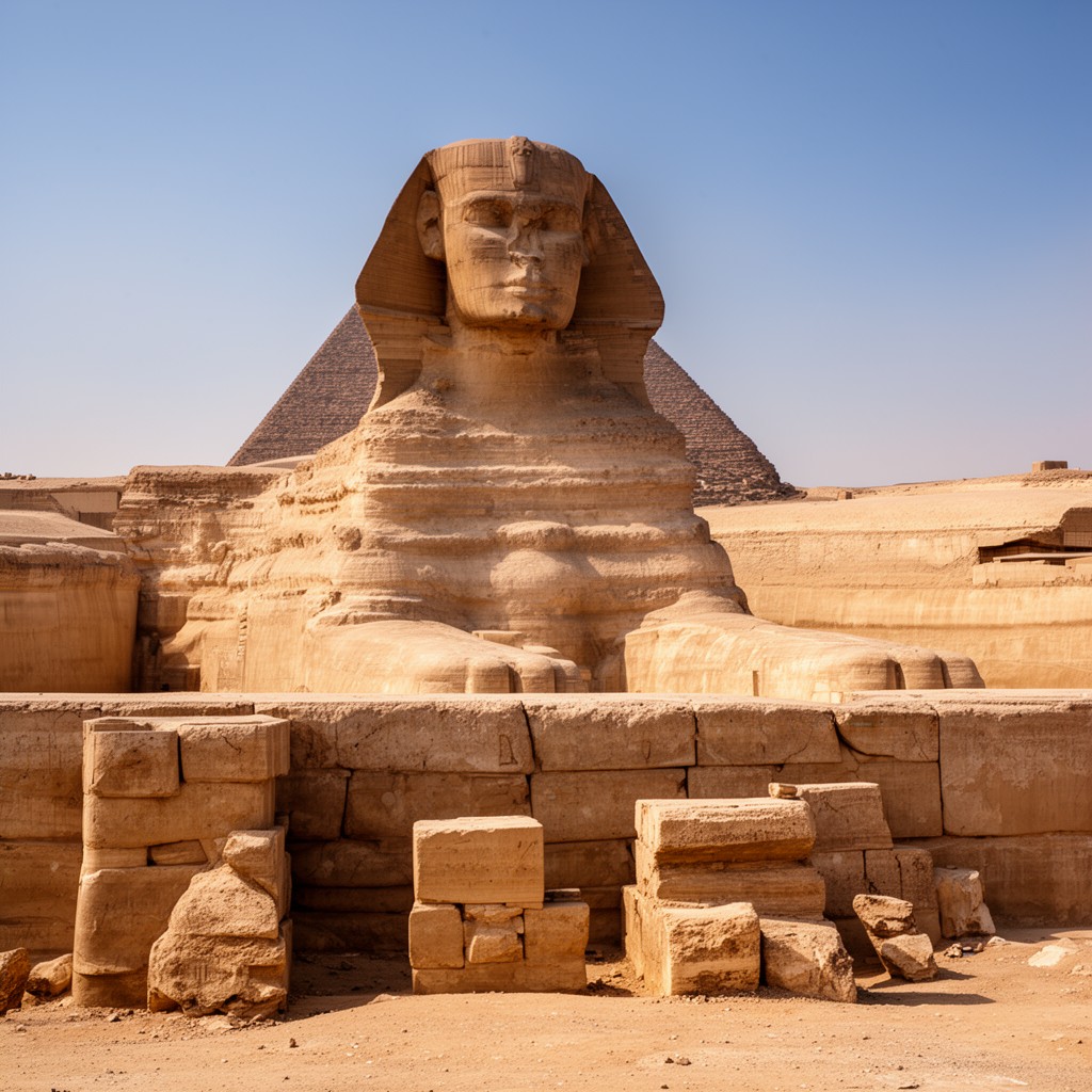AI-generated illustration of Sphinx Temple