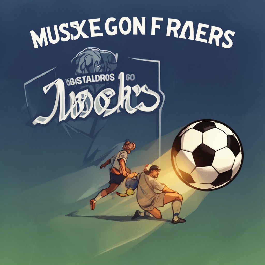 AI-generated illustration of Muskegon Risers (soccer)