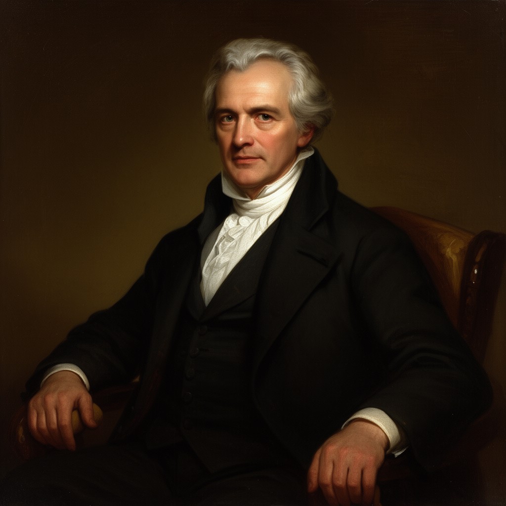 AI-generated illustration of Edmund Randolph