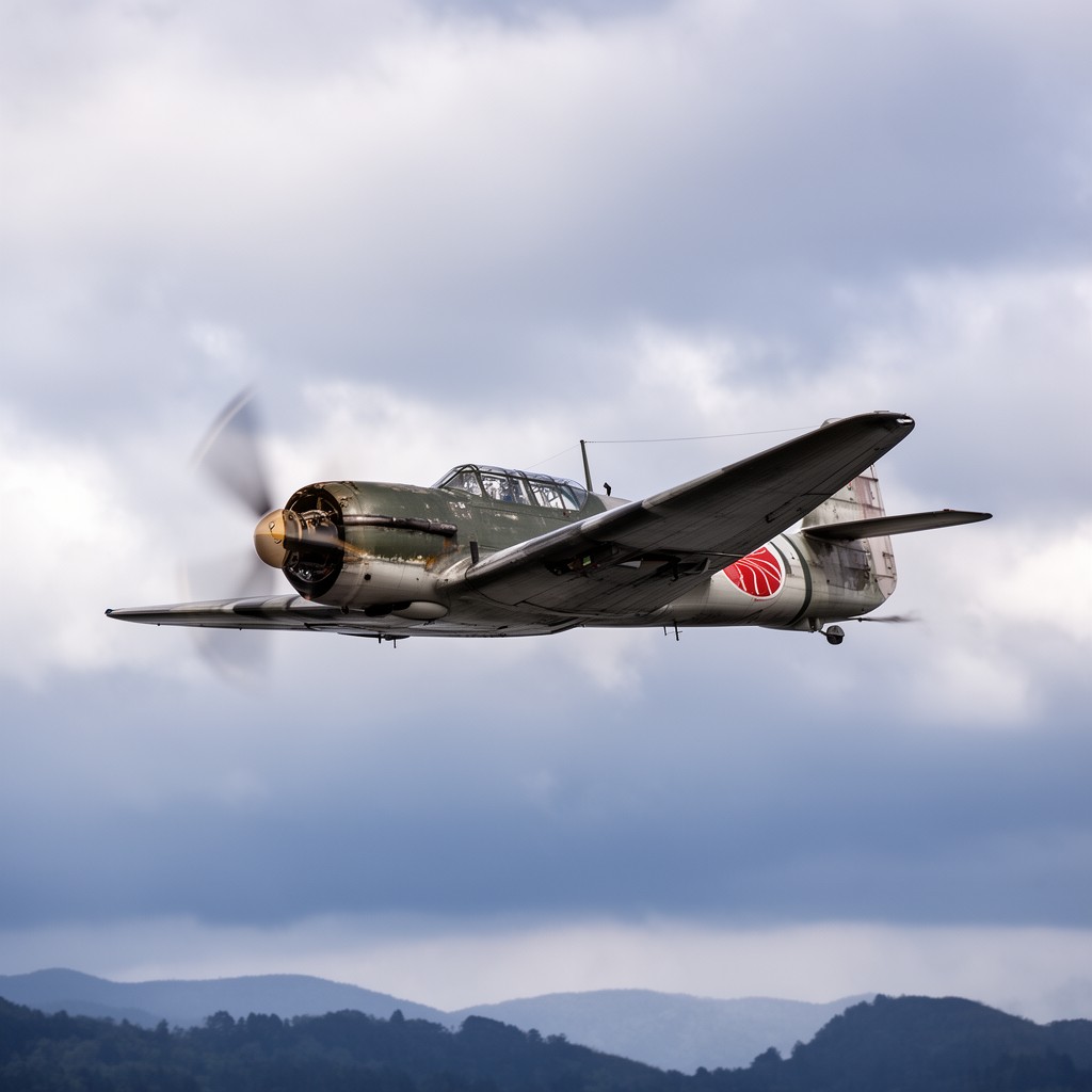 AI-generated illustration of Nakajima Ki-84