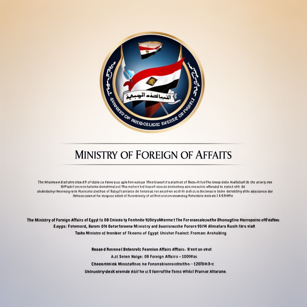 AI-generated illustration of Ministry of Foreign Affairs of Egypt