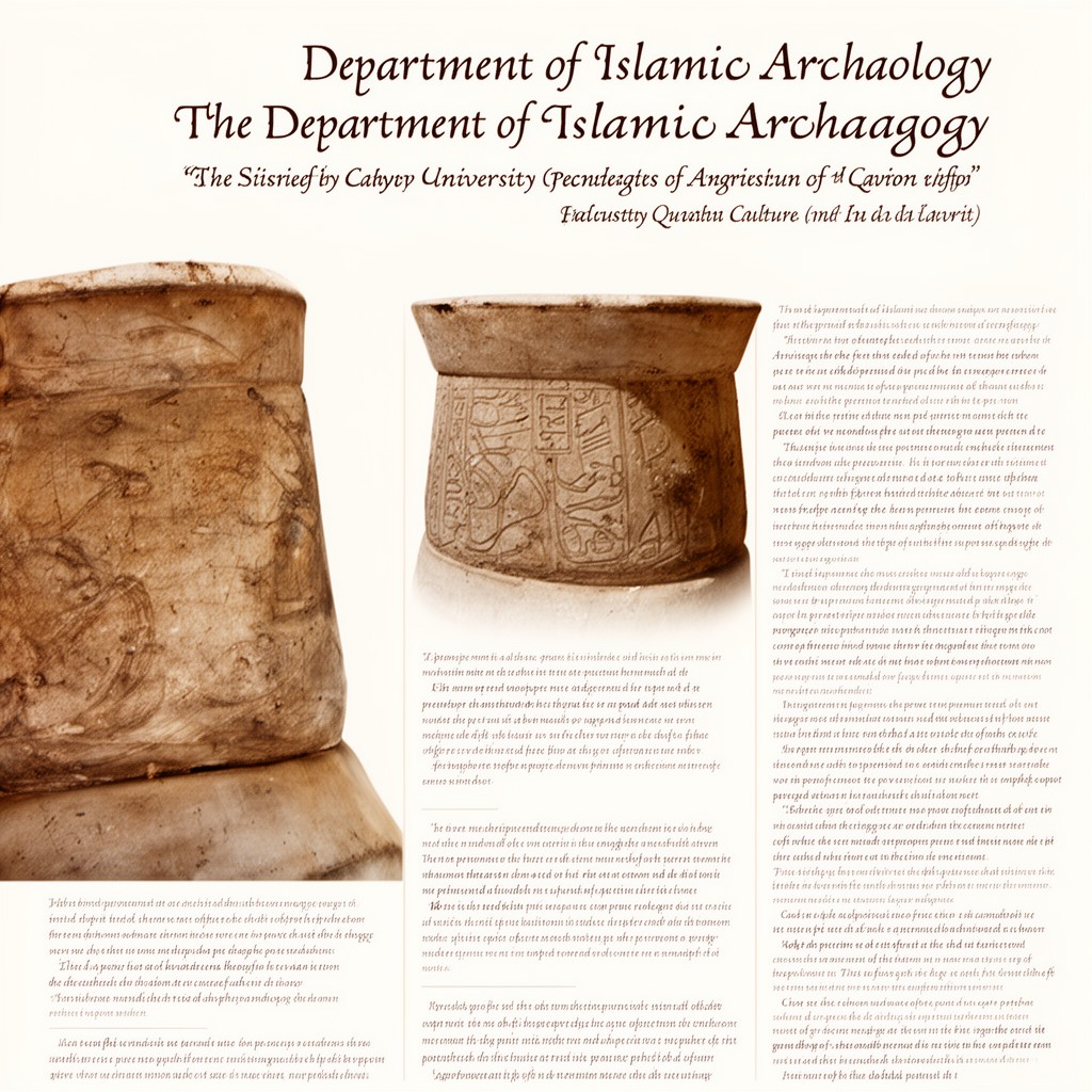 AI-generated illustration of Department of Islamic Archaeology