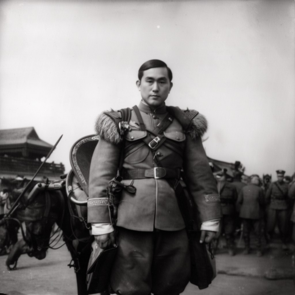 AI-generated illustration of Yang Hucheng