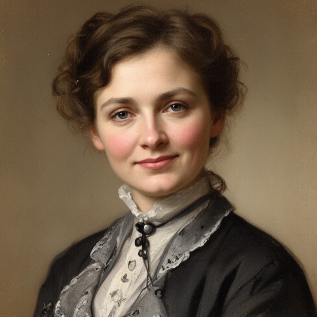 AI-generated illustration of Käthe Jerosch