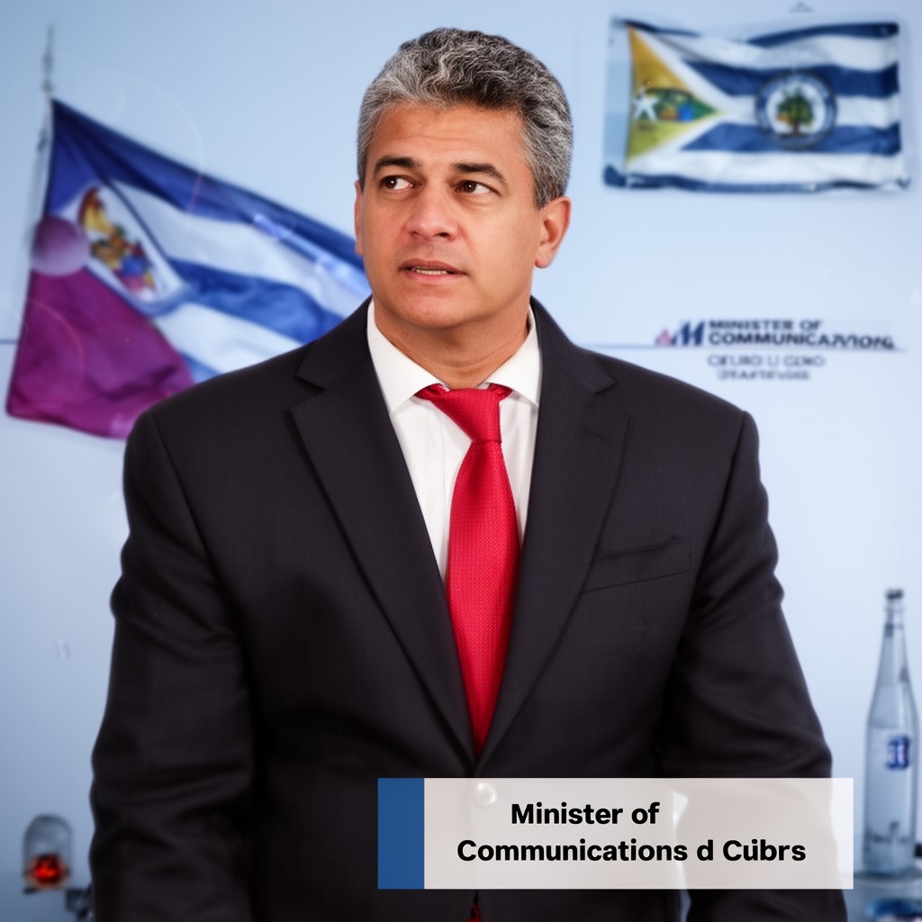 AI-generated illustration of Minister of Communications of Cuba