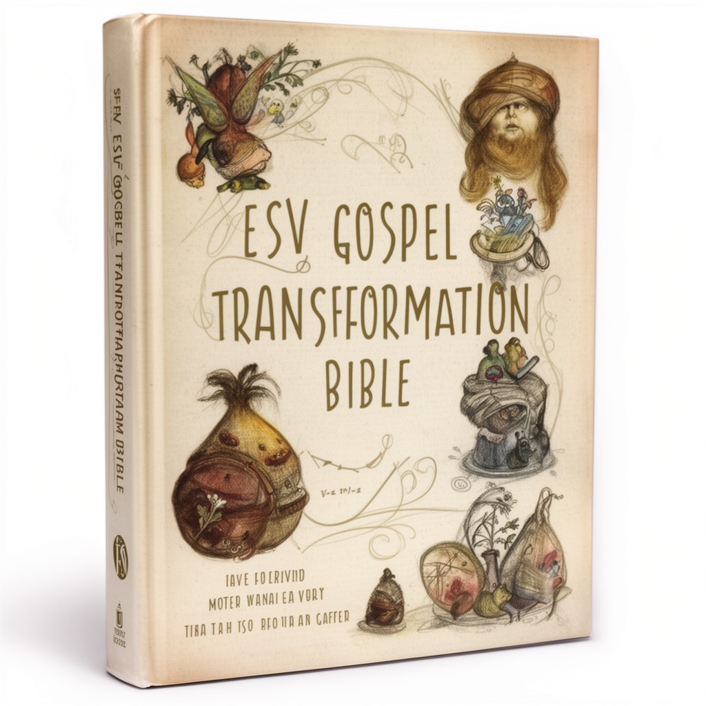 AI-generated illustration of ESV Gospel Transformation Bible