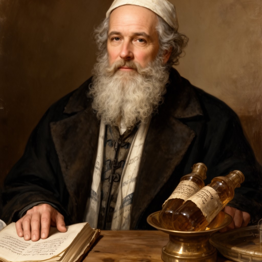 AI-generated illustration of Judah ha-Nasi