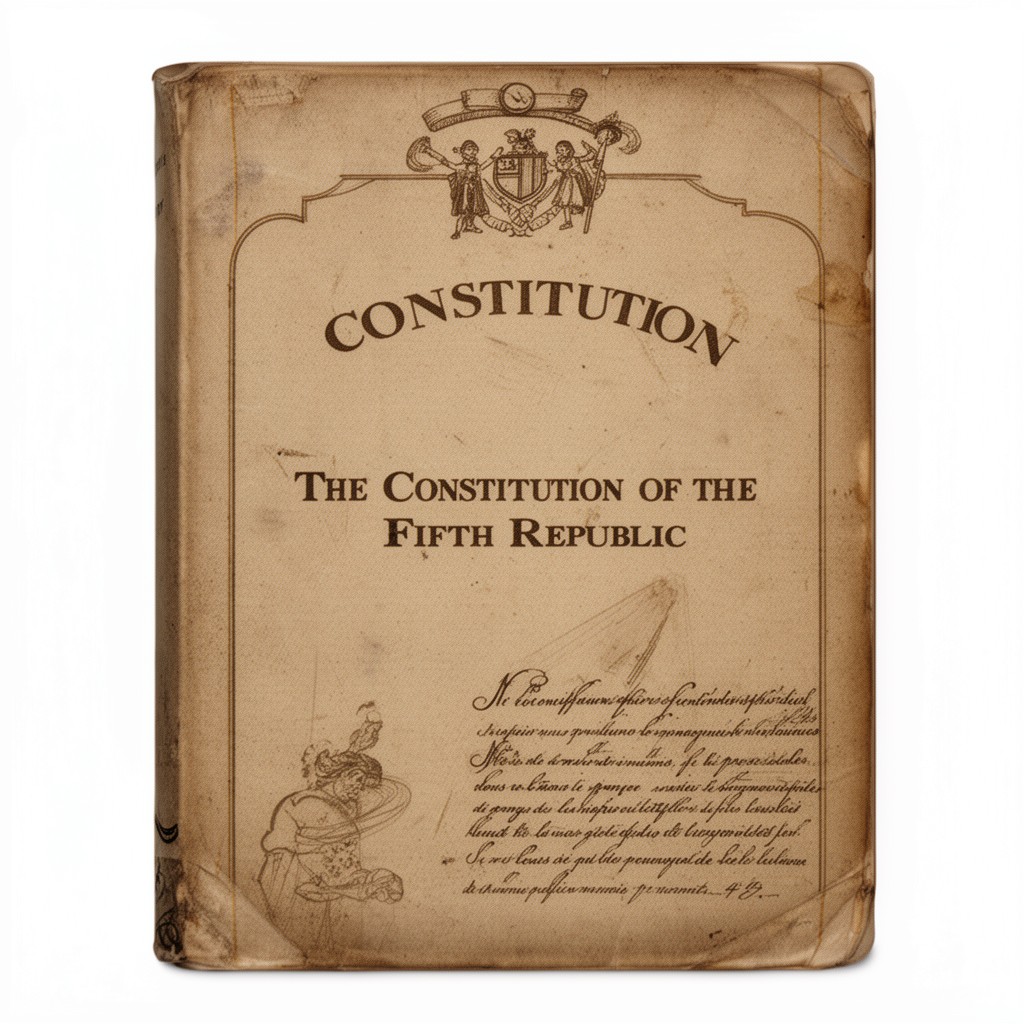 AI-generated illustration of Constitution of the Fifth Republic