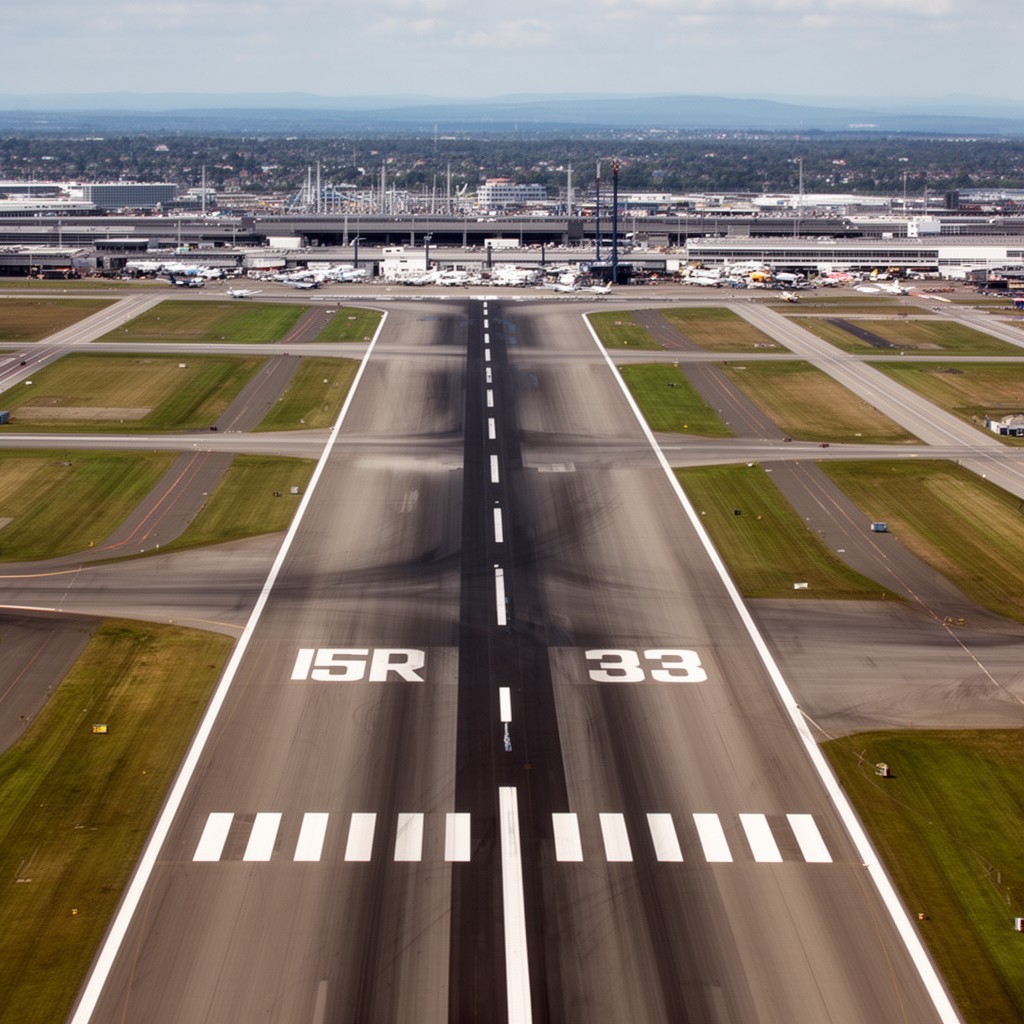 AI-generated illustration of Runway 15R/33L