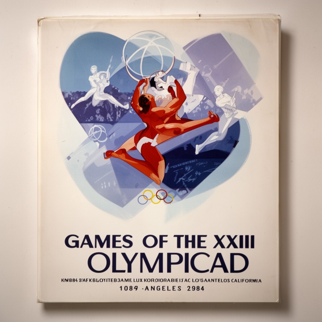 AI-generated illustration of Games of the XXIII Olympiad