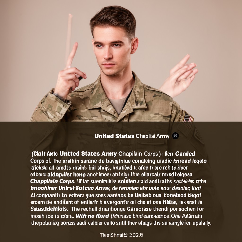 AI-generated illustration of United States Army Chaplain Corps