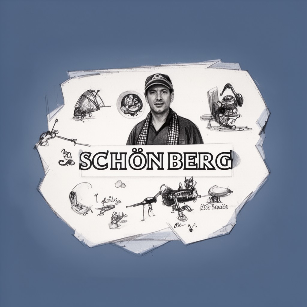 AI-generated illustration of Schönberg