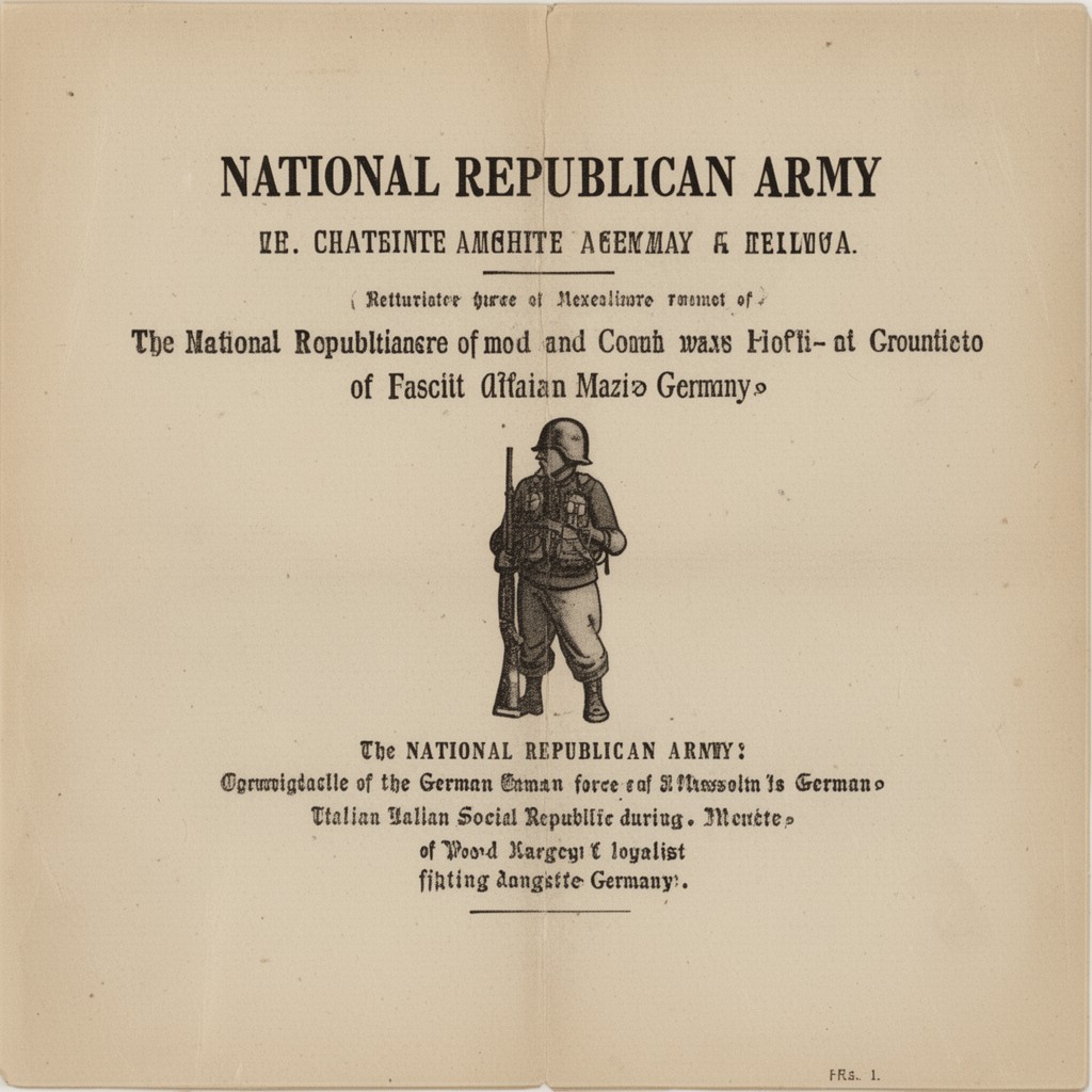 AI-generated illustration of National Republican Army