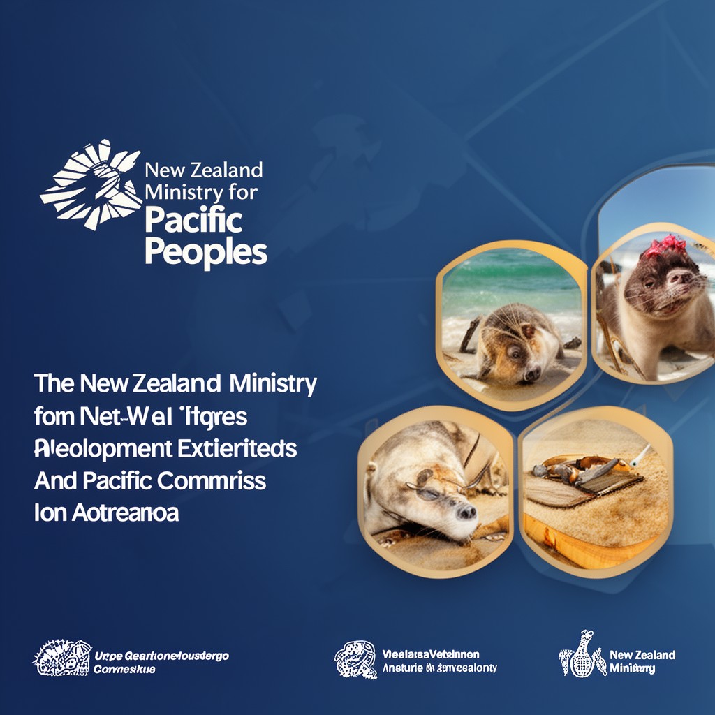 AI-generated illustration of New Zealand Ministry for Pacific Peoples