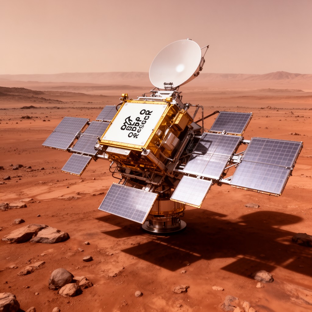 AI-generated illustration of Mars Orbiter Mission