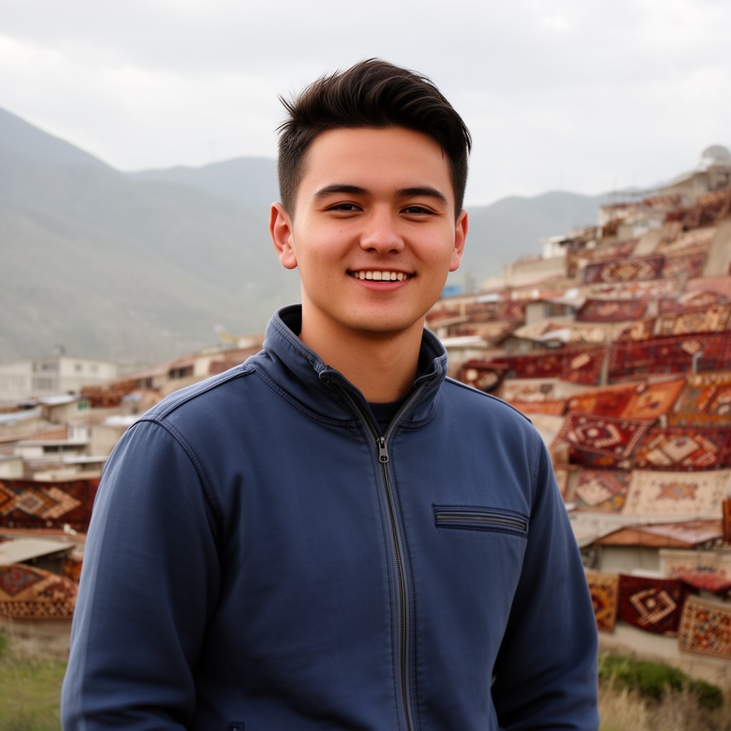 AI-generated illustration of Kyrgyz American