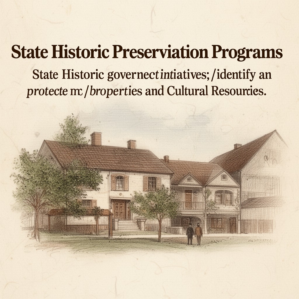 AI-generated illustration of State Historic Preservation Programs