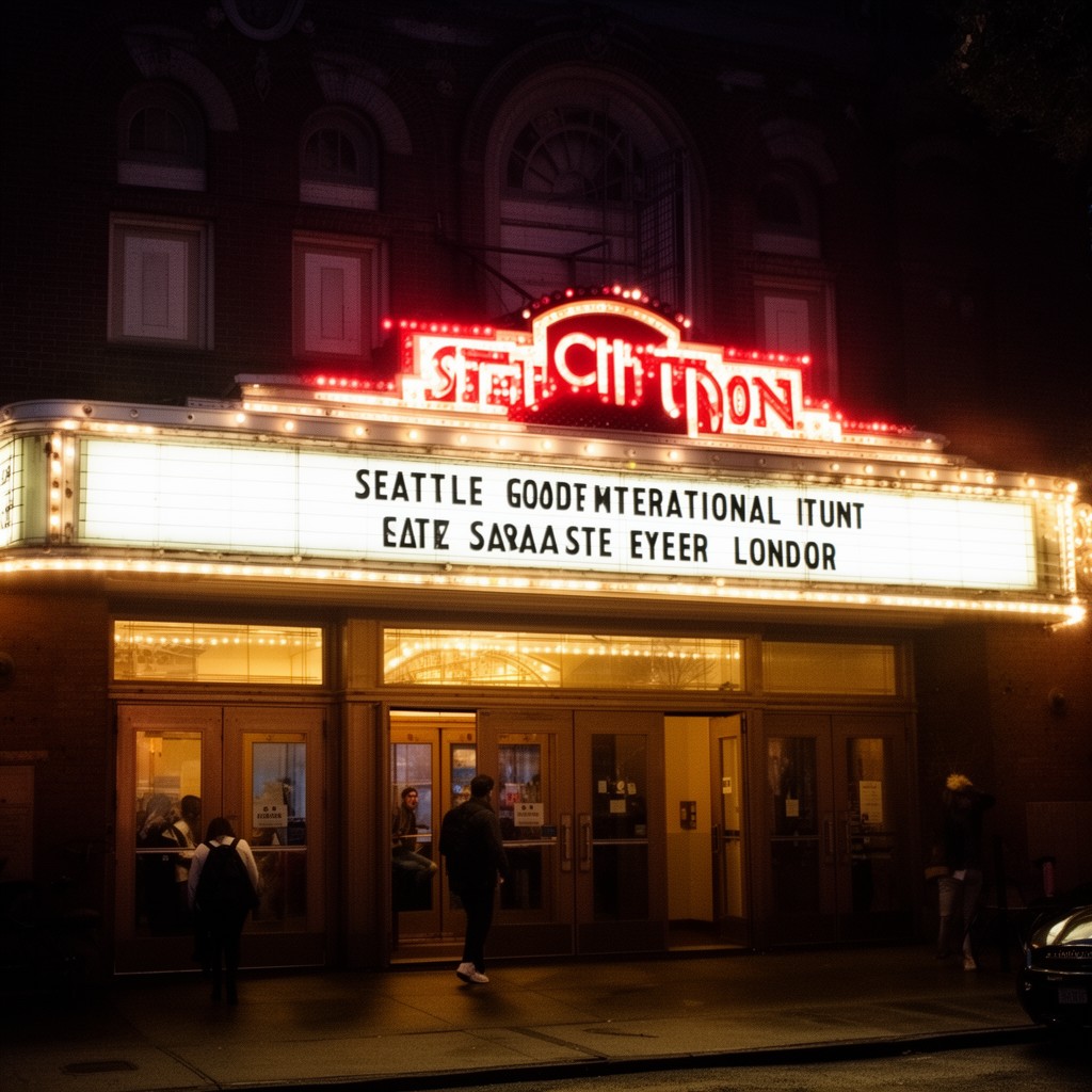 AI-generated illustration of SIFF Cinema Uptown