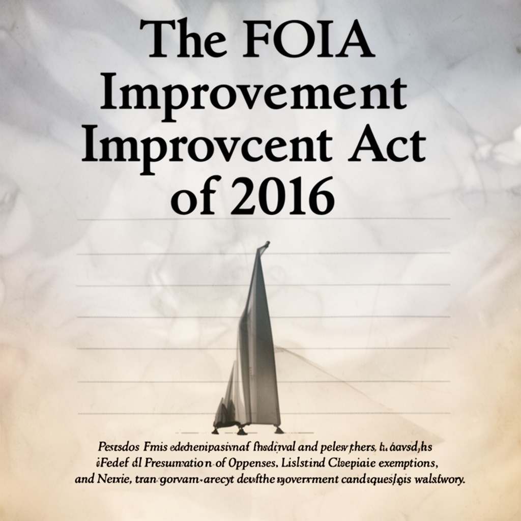 AI-generated illustration of FOIA Improvement Act of 2016