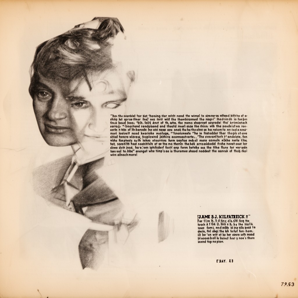 AI-generated illustration of James J. Kilpatrick