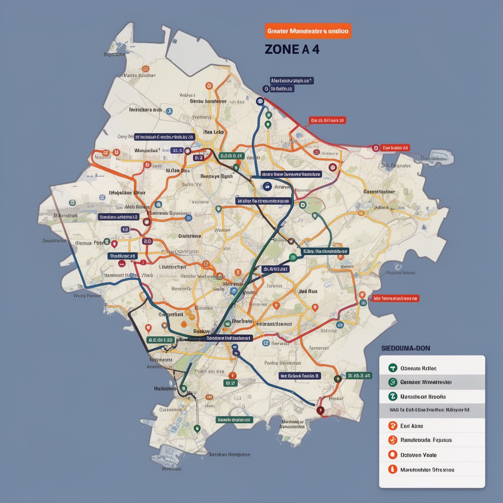 AI-generated illustration of Greater Manchester Zone 4