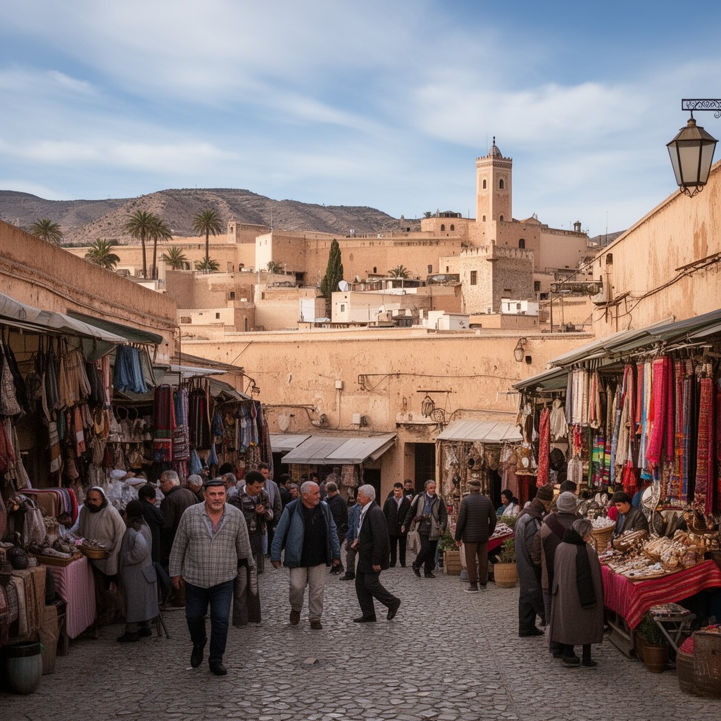 AI-generated illustration of Medina of Fez