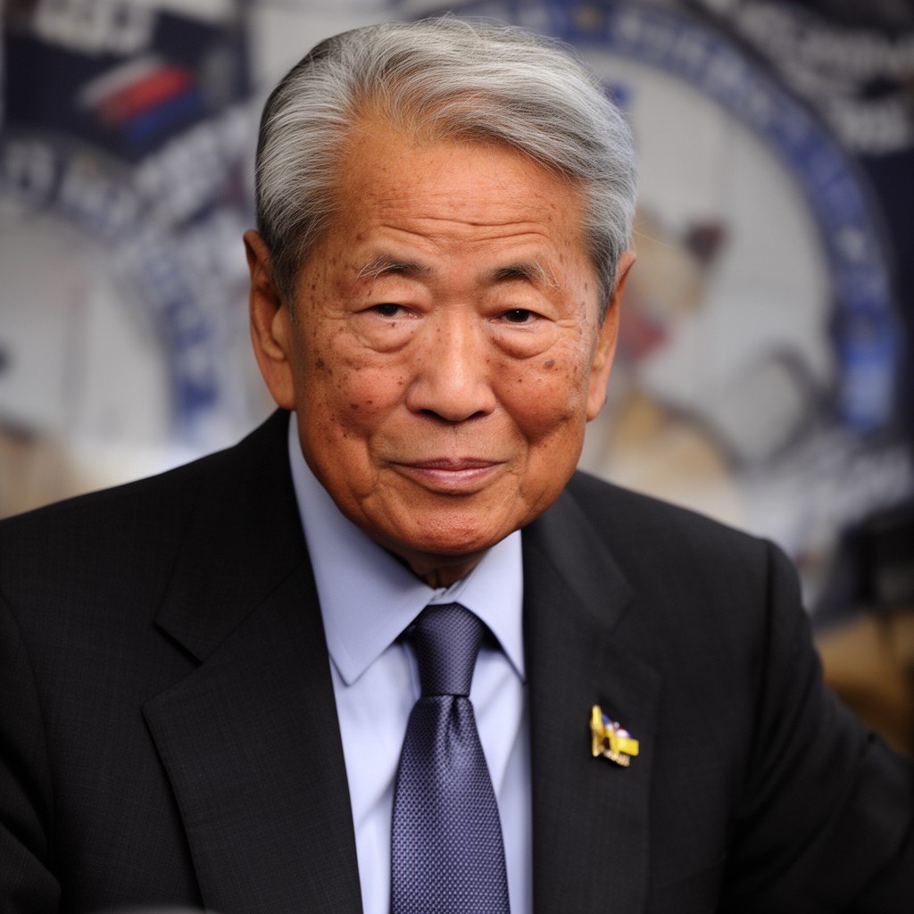 AI-generated illustration of Norman Mineta