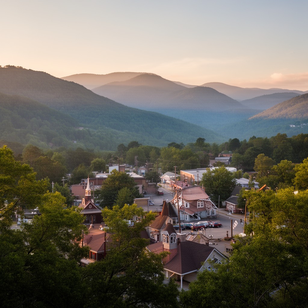 AI-generated illustration of Maryville, Tennessee