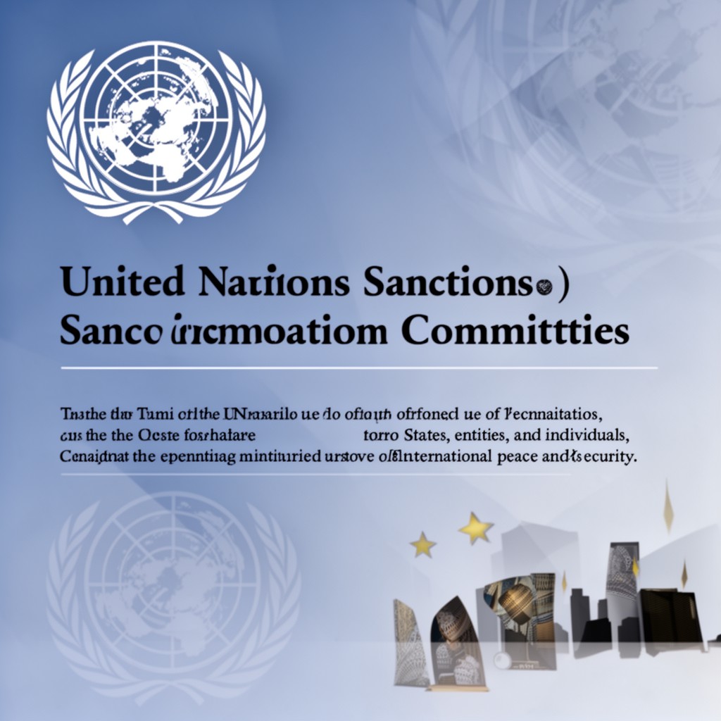 AI-generated illustration of United Nations Sanctions Committees
