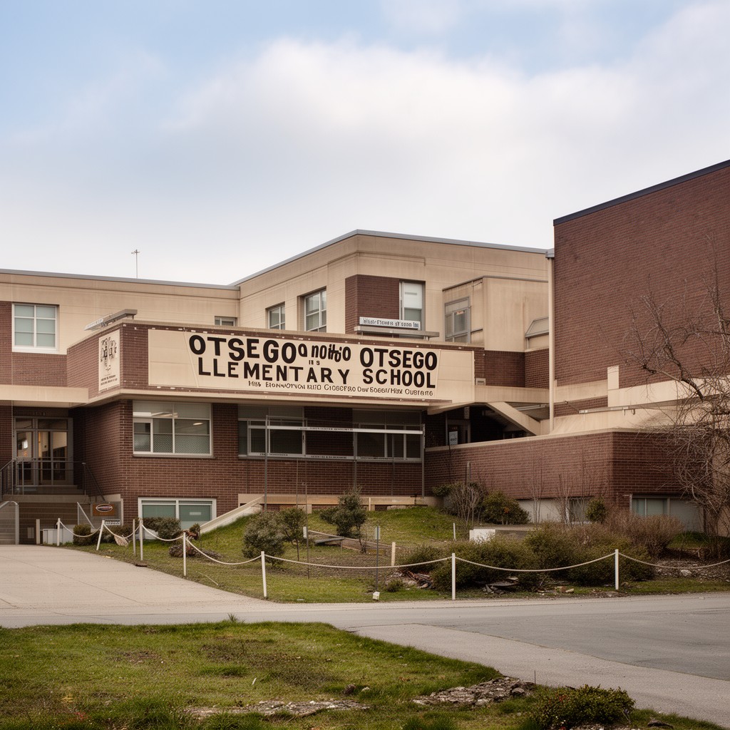 AI-generated illustration of Otsego Elementary School