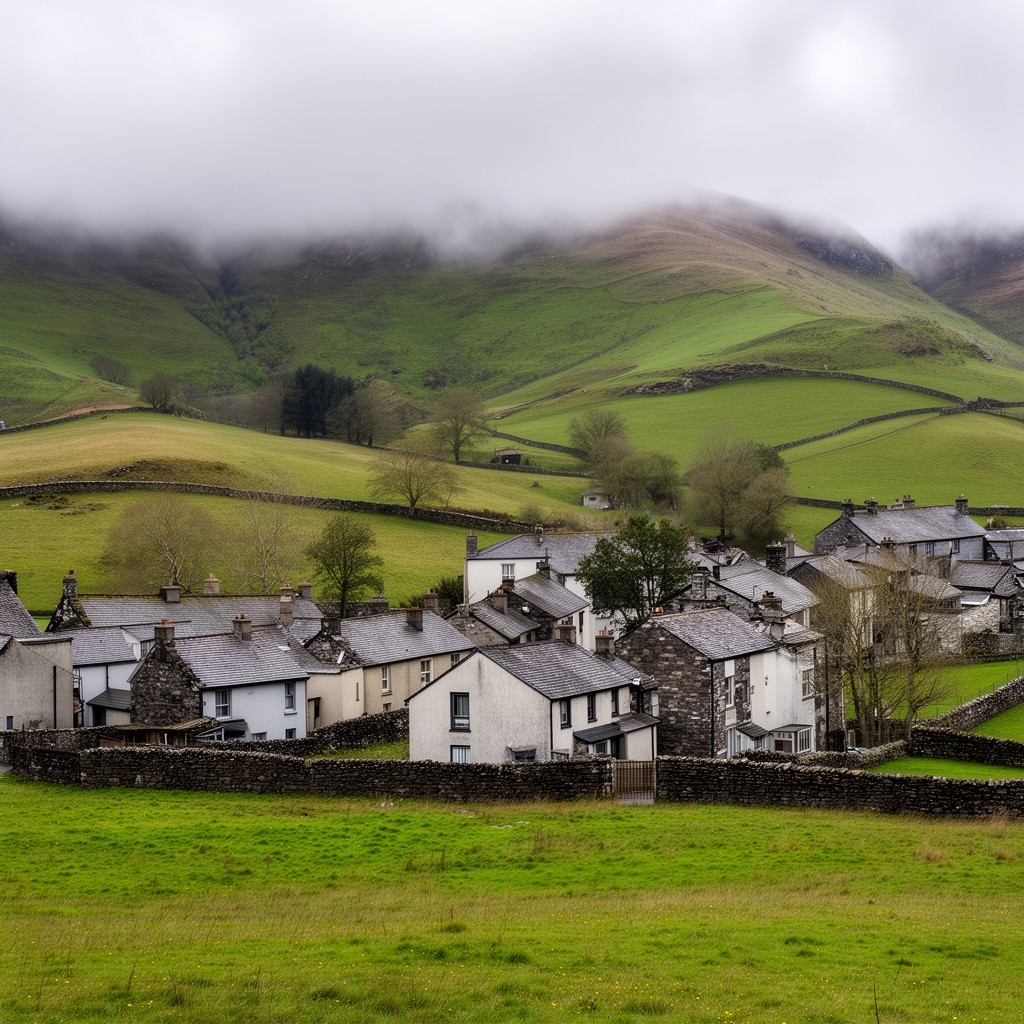 AI-generated illustration of Llanfair