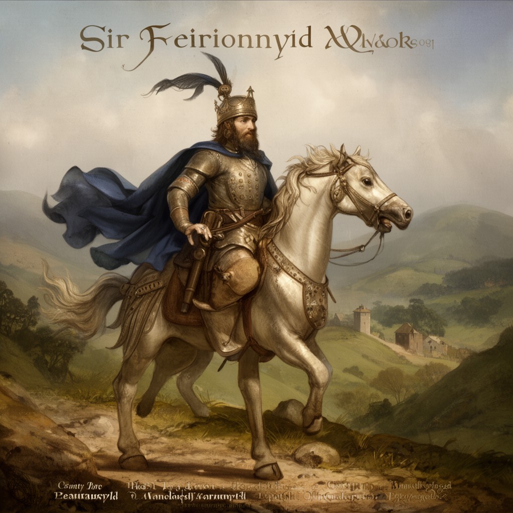 AI-generated illustration of Sir Feirionnydd