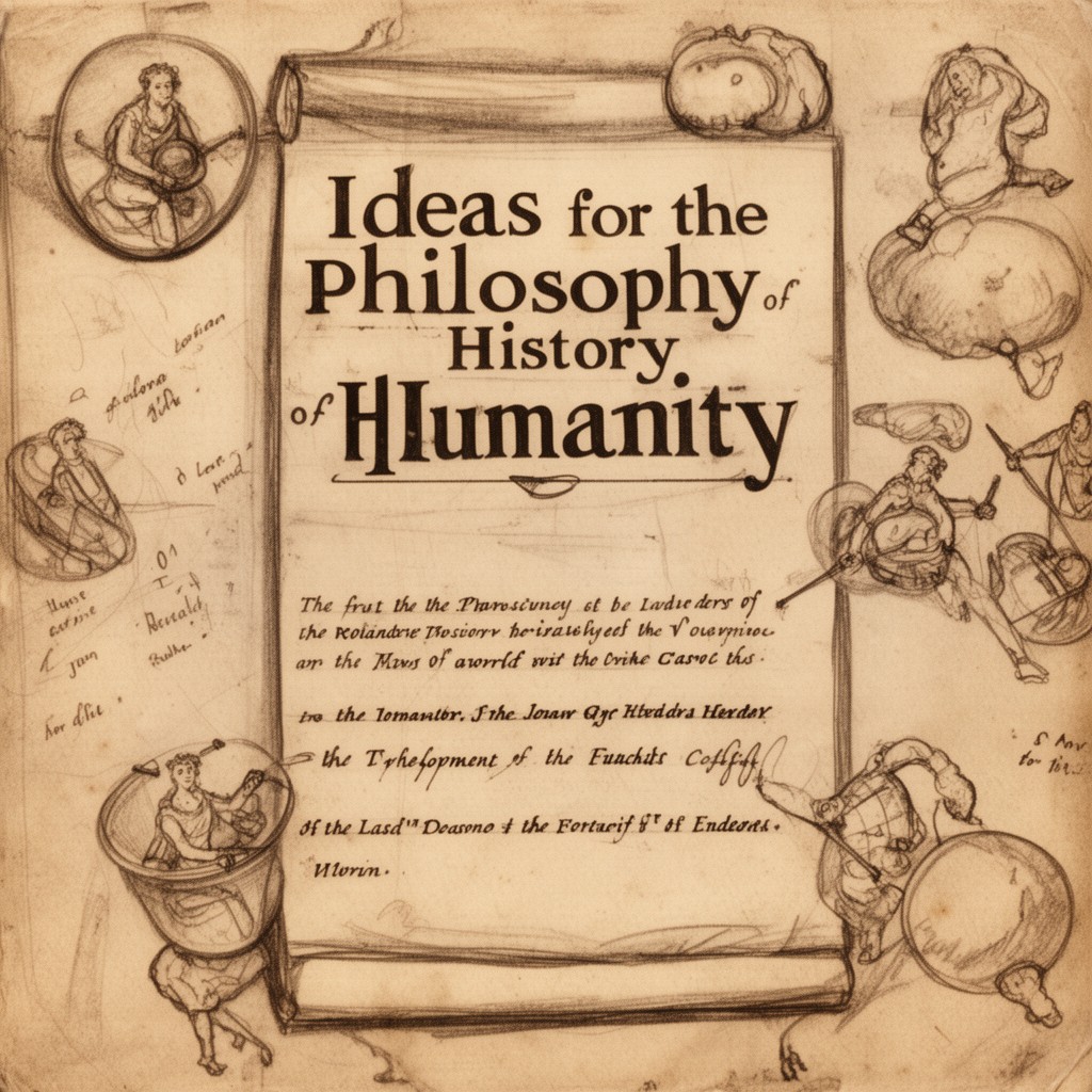 AI-generated illustration of Ideas for the Philosophy of History of Humanity