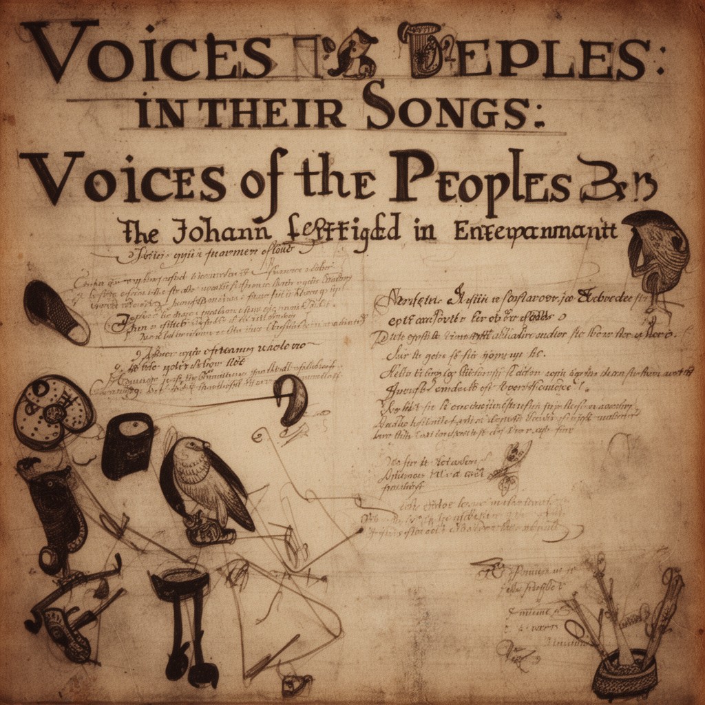 AI-generated illustration of Voices of the Peoples in Their Songs