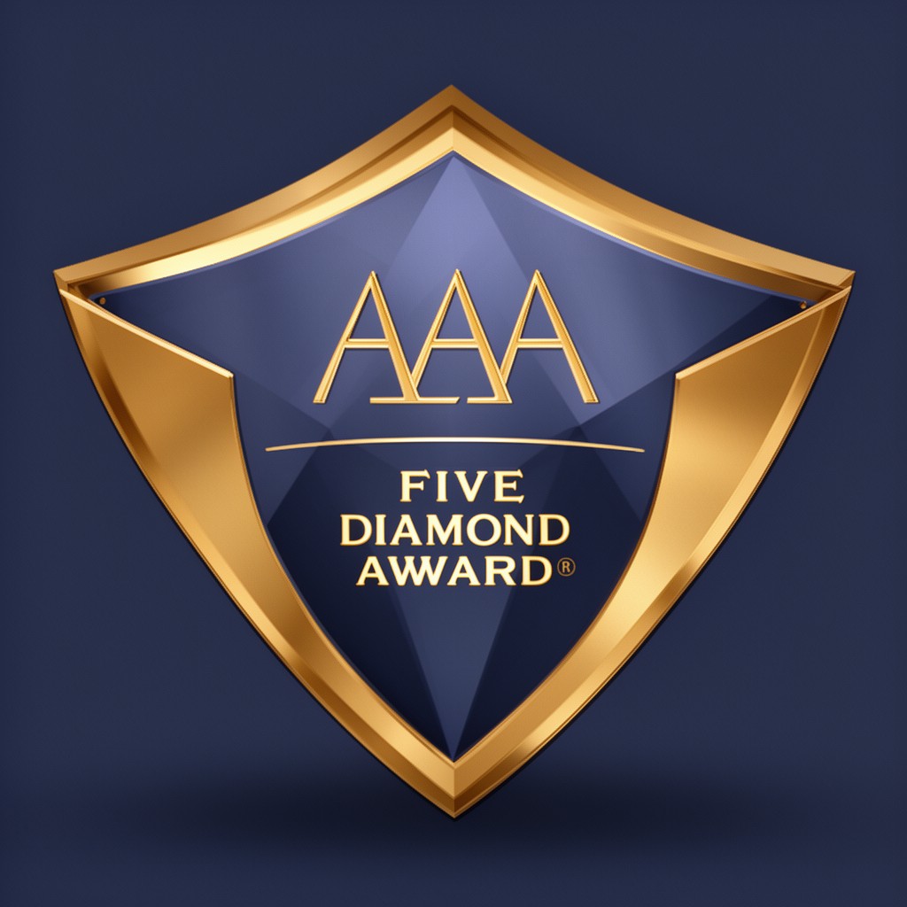 AI-generated illustration of AAA Five Diamond Award