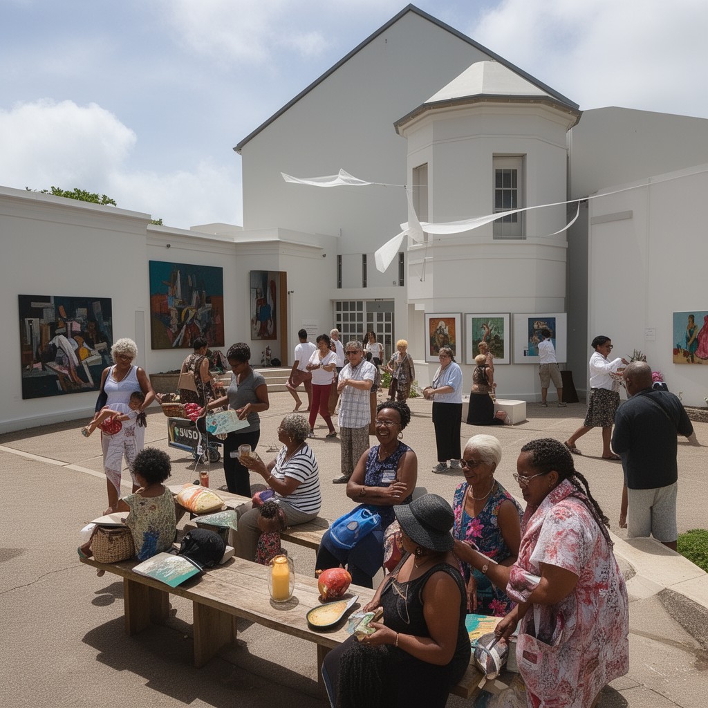 AI-generated illustration of Bermuda National Gallery