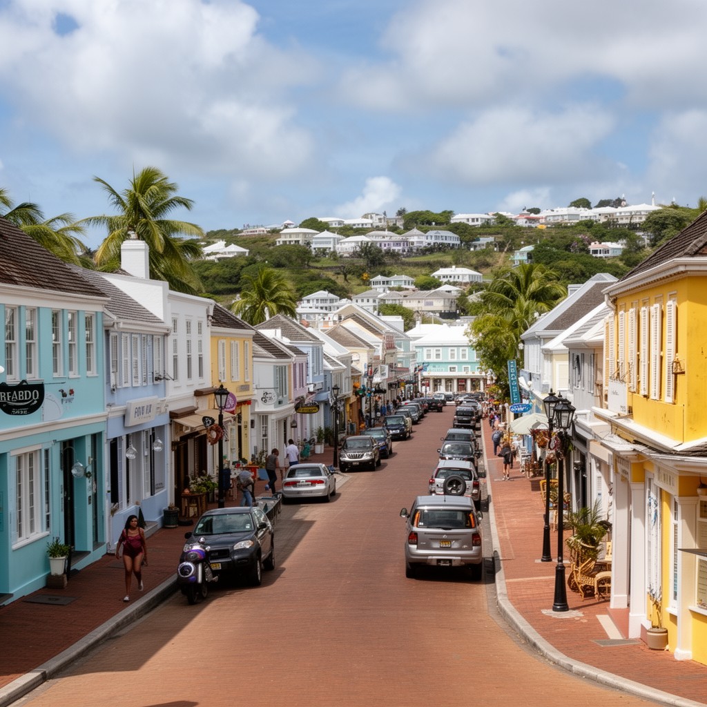 AI-generated illustration of Front Street